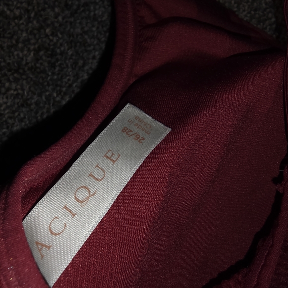 Cacique Red Textured Bralette - Picture 4 of 7